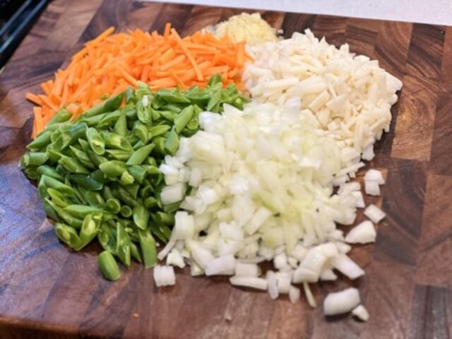 ルンピアの具に使う野菜