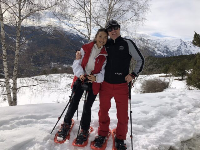 アンドラ公国でスノーシュー