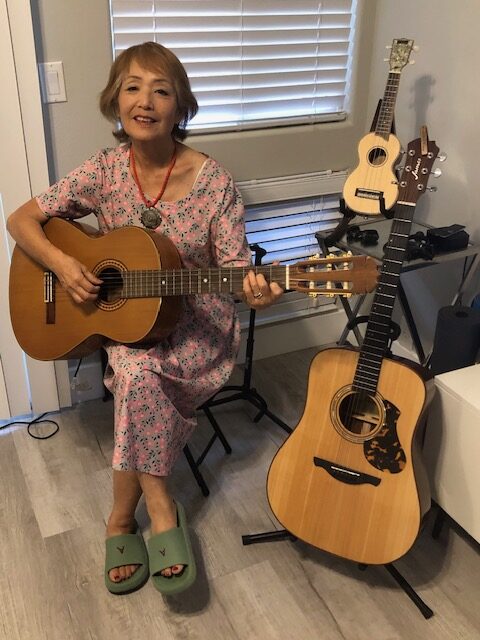 ハワイの自宅で