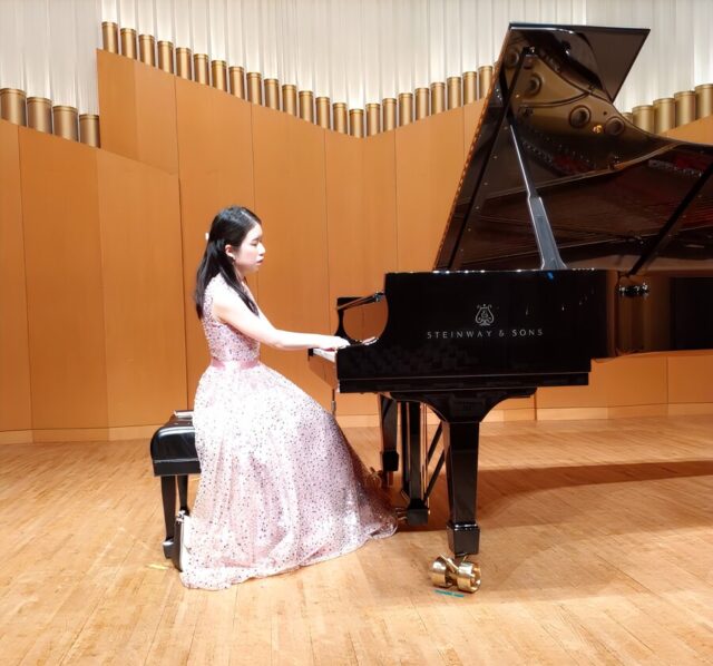 菅田利桂氏:CWAJ主催のコンサートにて(於すみだトリフォニーホール)