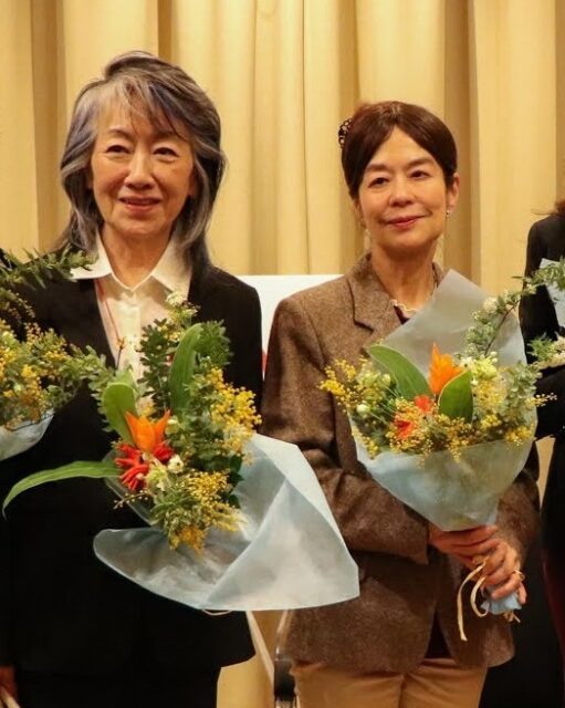 第2回 CWAJ 国際女性デー・トークイベントにて 左:奈良橋陽子氏、右:大石佳能子氏