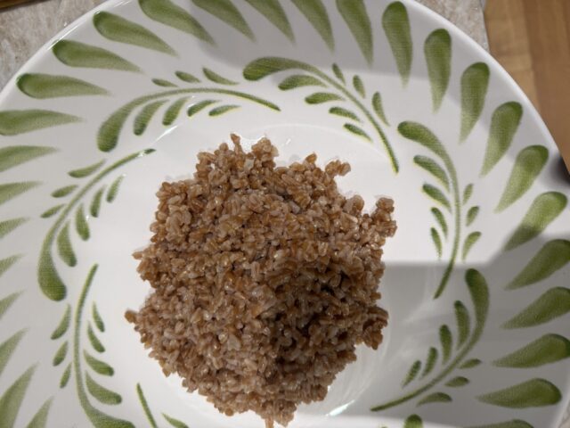 茹で上がったファロ