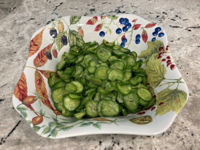 Korean Banchan:Oi Muchim(Seasoned Cucumbers)