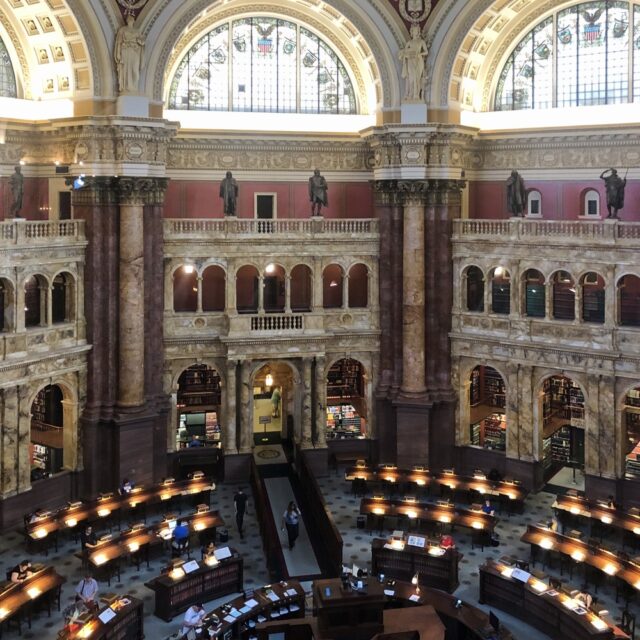 Library of Congressの読書ルーム