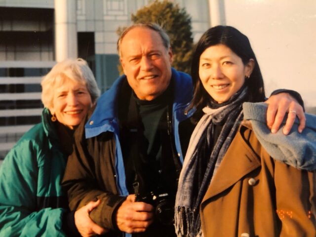 2007年当時の筆者（右）と義父母 Curt and Jinx Tong