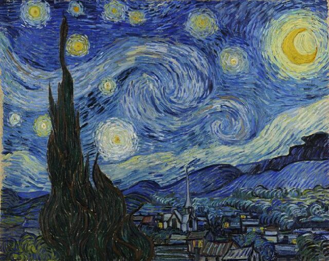 The Starry Night 星月夜 (1889)